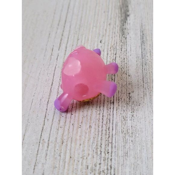 Pink SML mini unicorn glitter heart toy figure Pony - Picture 5 of 5